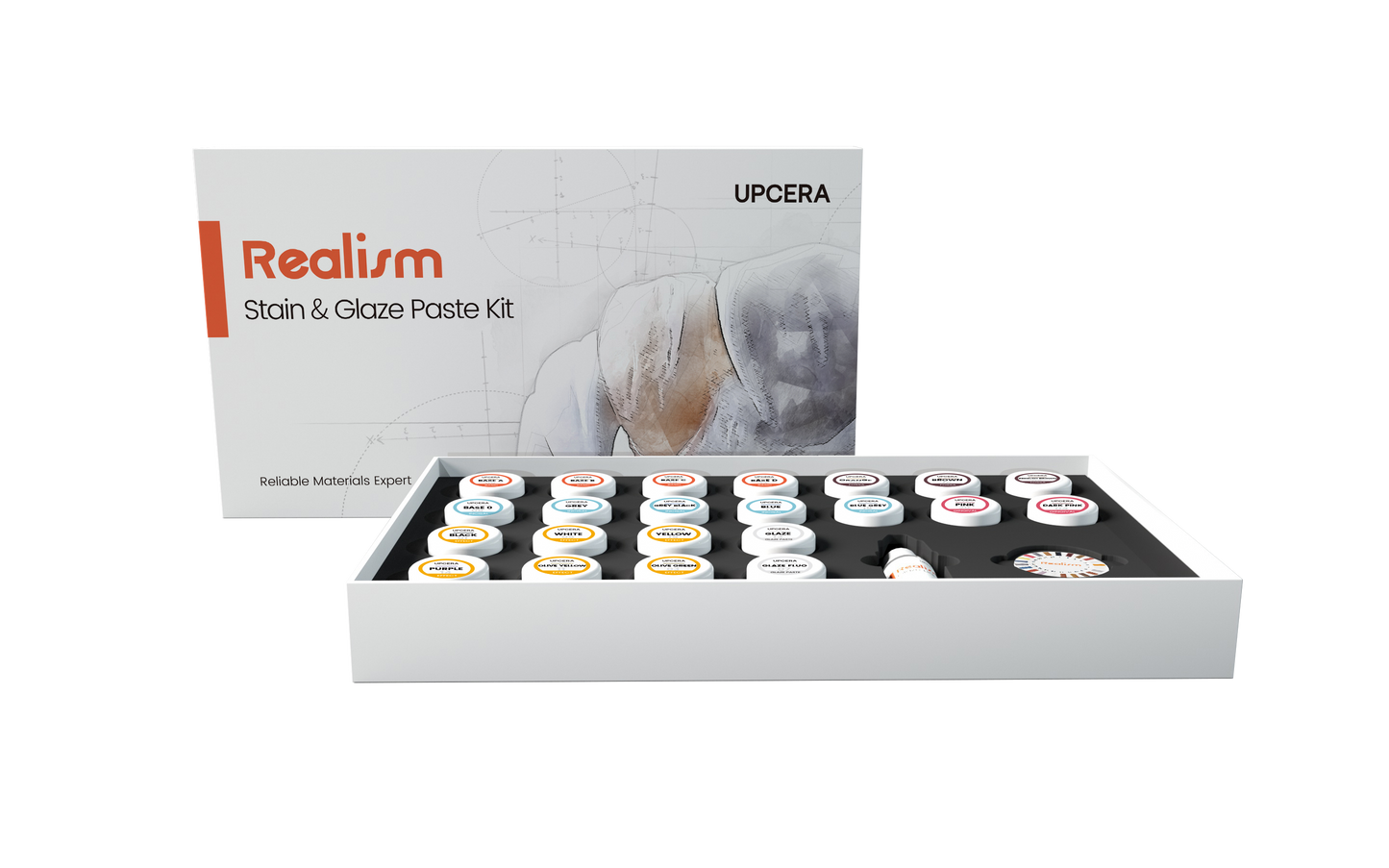 Realism stain glaze master kit dental lab tools