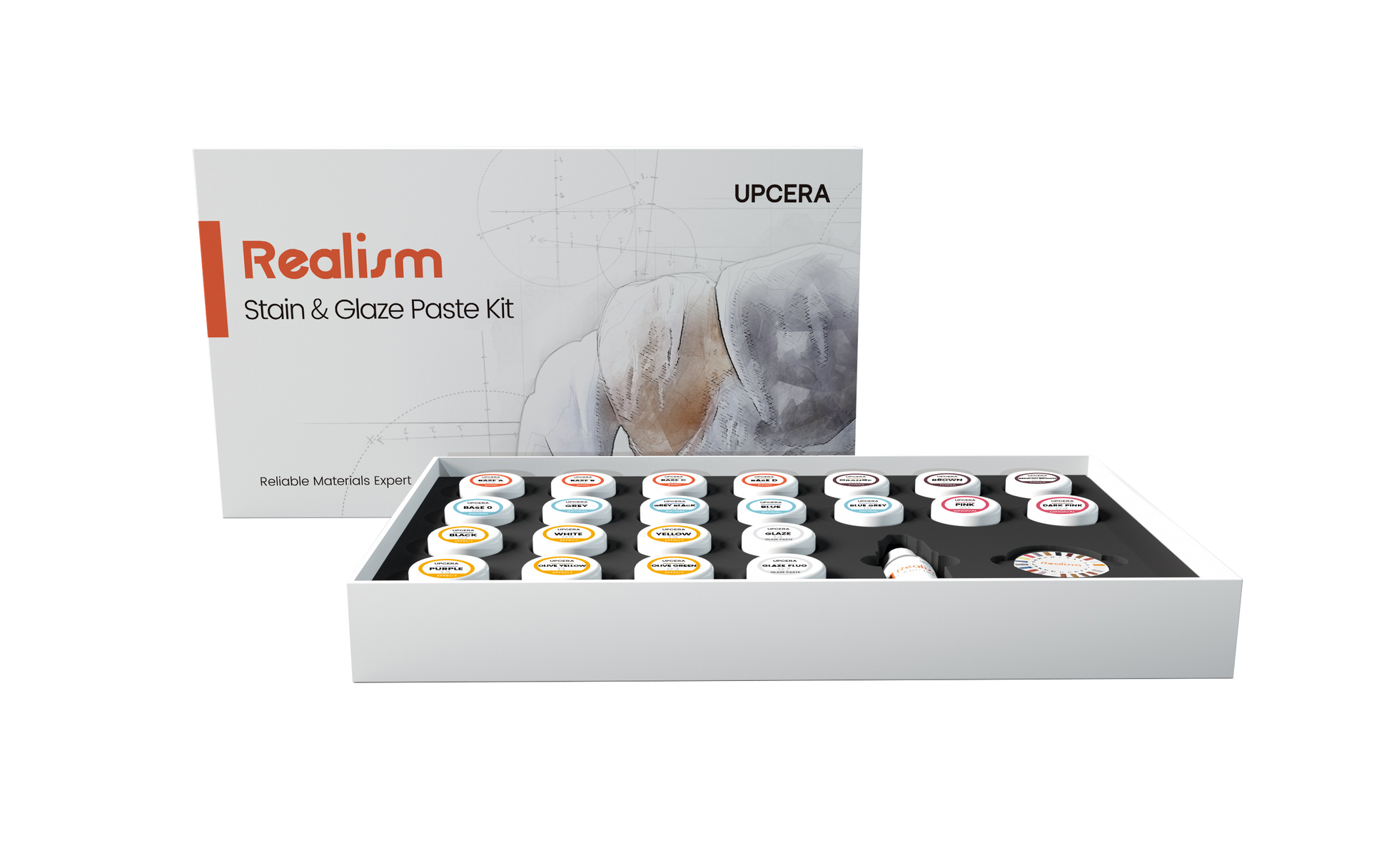 Realism stain glaze master kit dental lab tools